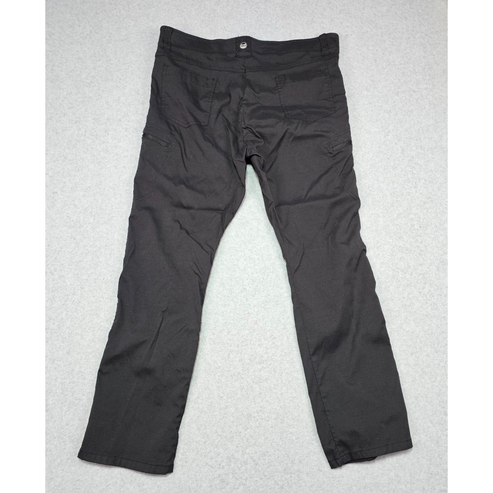 Wrangler Pants Mens 40x30 Black Performance Zip Cargo UPF 50 Outdoors Hiking - Picture 5 of 16